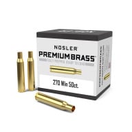 Nosler Brass 270 Winchester Unprimed Box of 50