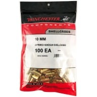 Winchester Brass 10mm Auto Unprimed Bag of 100