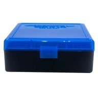 BERRY 38/357 HINGED-TOP BOX 100-RND BLUE/BLK 50/c