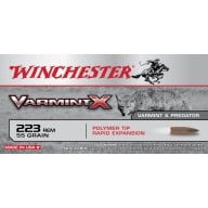 WINCHESTER AMMO 223 VARMINT-X 55gr POLY-TIP 20/bx 10/cs