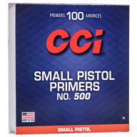 CCI PRIMER 500 SMALL PISTOL 1000/BOX