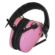 CALDWELL EMAX LOW PROFILE STEREO EAR MUFFS PINK