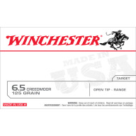WINCHESTER AMMO 6.5 CREED USA TGT 125gr FMJOT 20/b 10/c