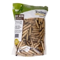 Top Brass 308 Winchester Once Fired Military NATO Unprimed Bag of 250