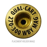 QUALITY CARTRIDGE BRASS 270-300 WEATHERBY MAG UNPRIMED 20/BAG